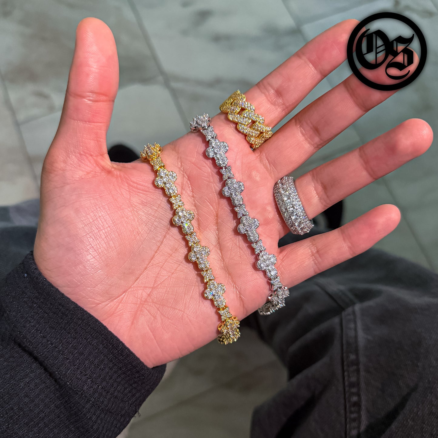 Cross Star Bracelets - Gold