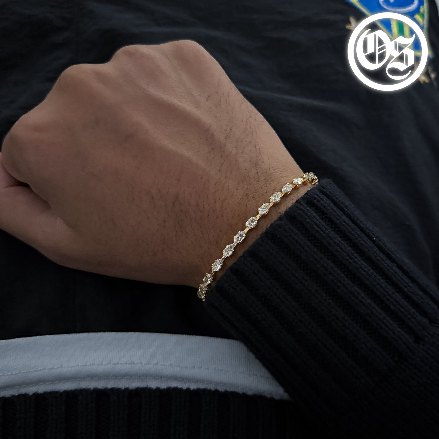 Crystal Shard Bracelets - Gold