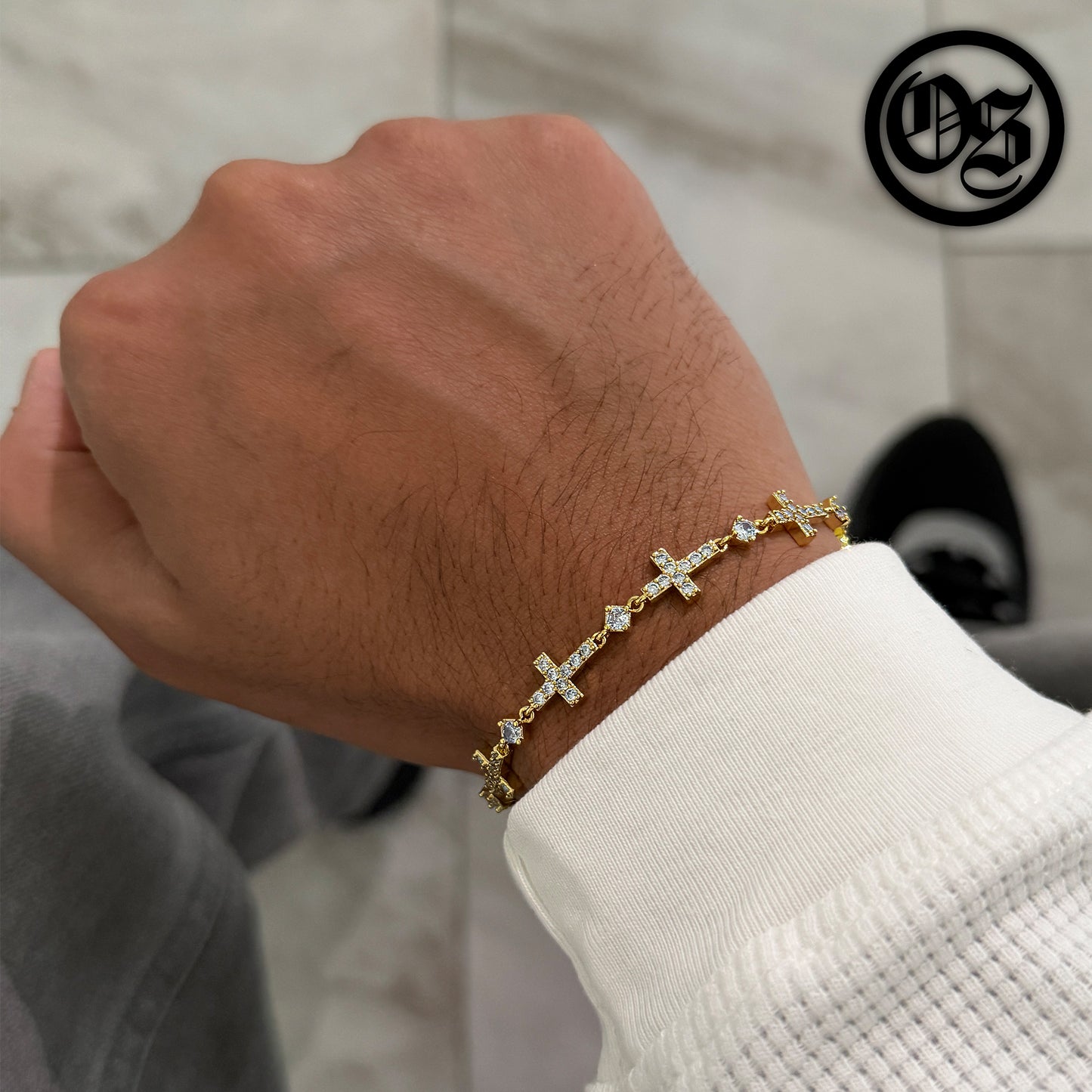 Eternal Cross Bracelets - Gold
