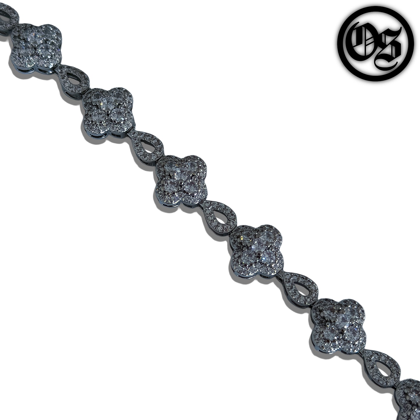 Icy Clover Bracelets - Silver