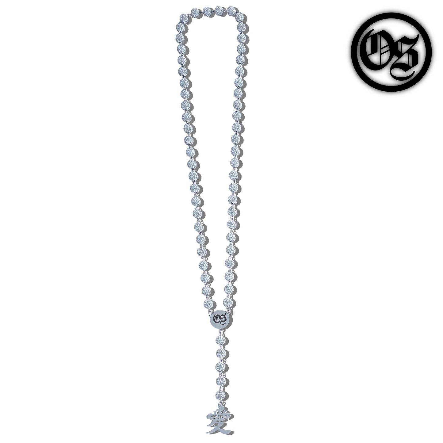 Kanji Rosaries - White