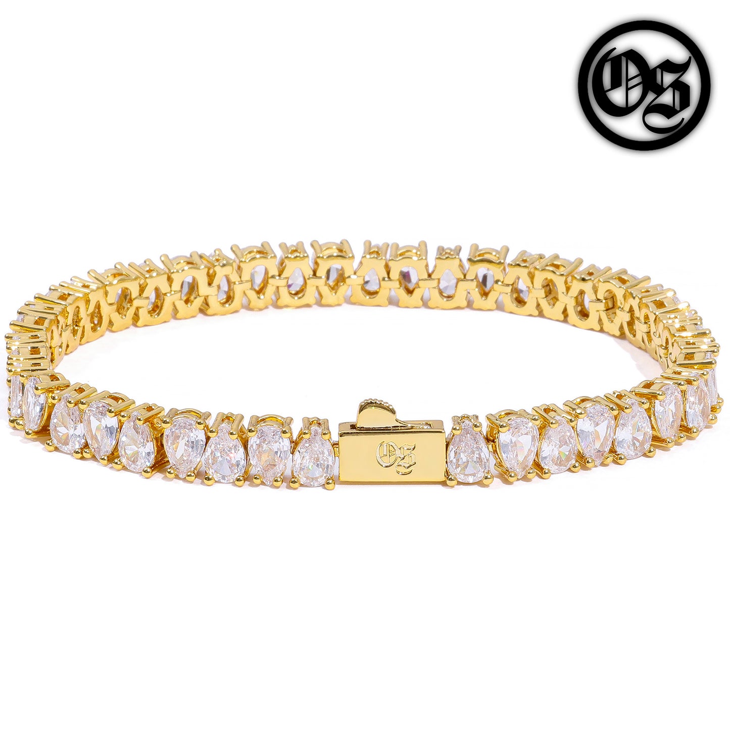 Pear Cut Bracelets - Gold