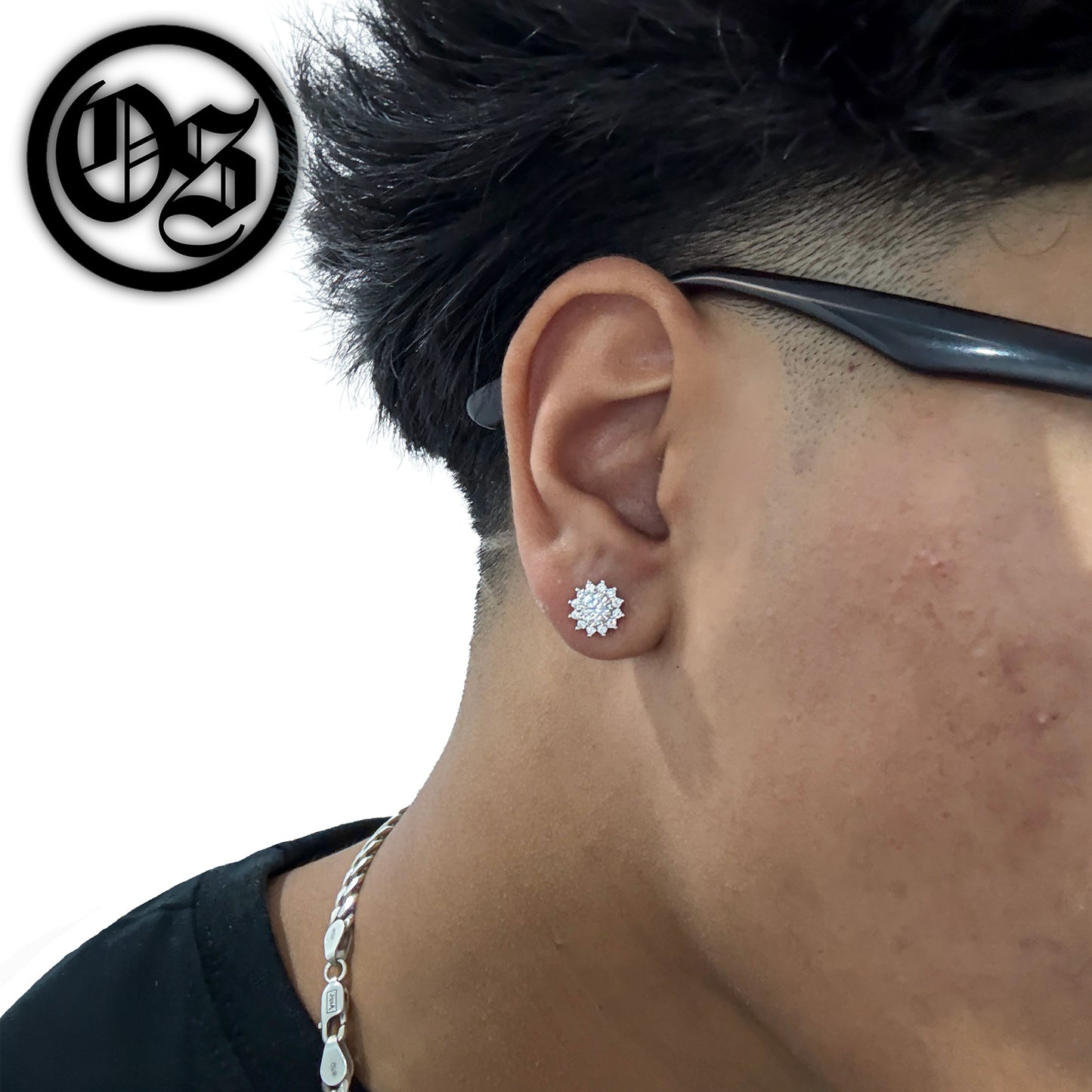 S925 Snowflake Earrings