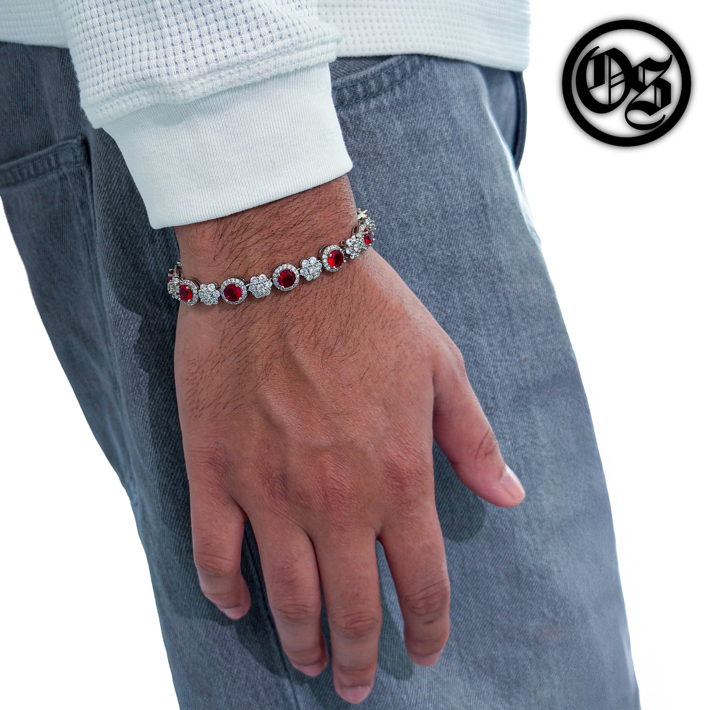 Sphere Blossom Bracelets - Red