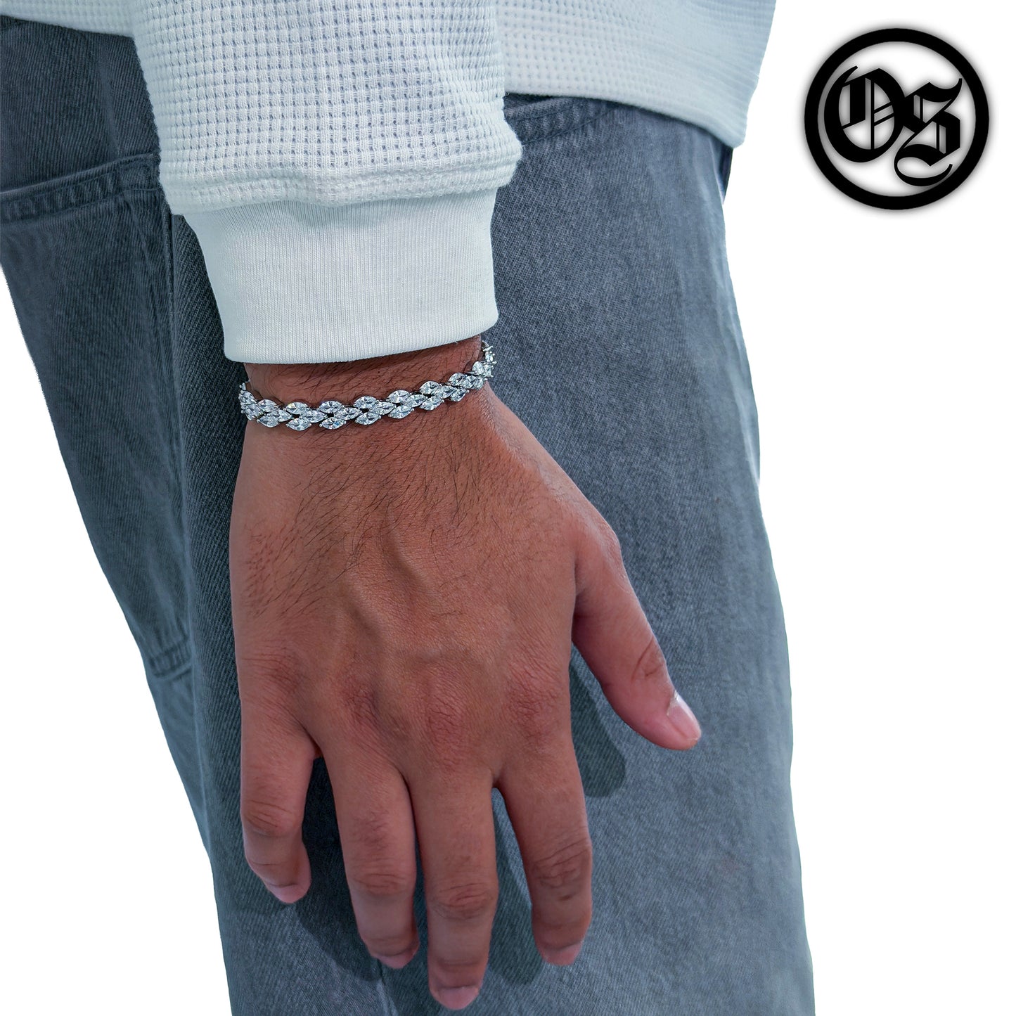Triple Crystal Bracelets - Silver