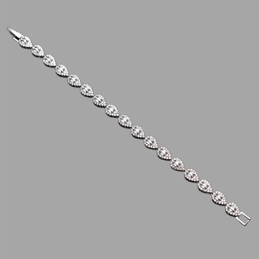 Cubic Teardrop Bracelet