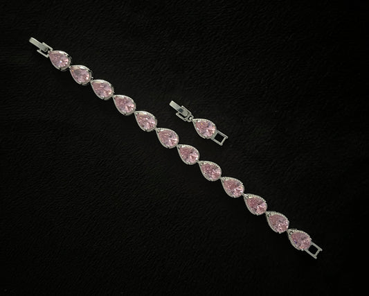 Pink Crystal Bracelet