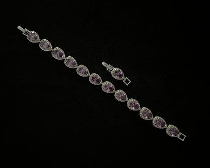 Purple Crystal Bracelet