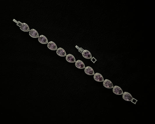 Purple Crystal Bracelet