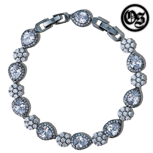 Droplet Blossom Bracelets - Silver