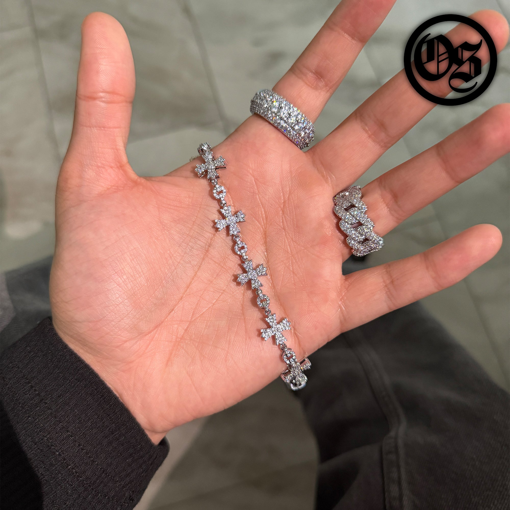Chrome Crystal Bracelets