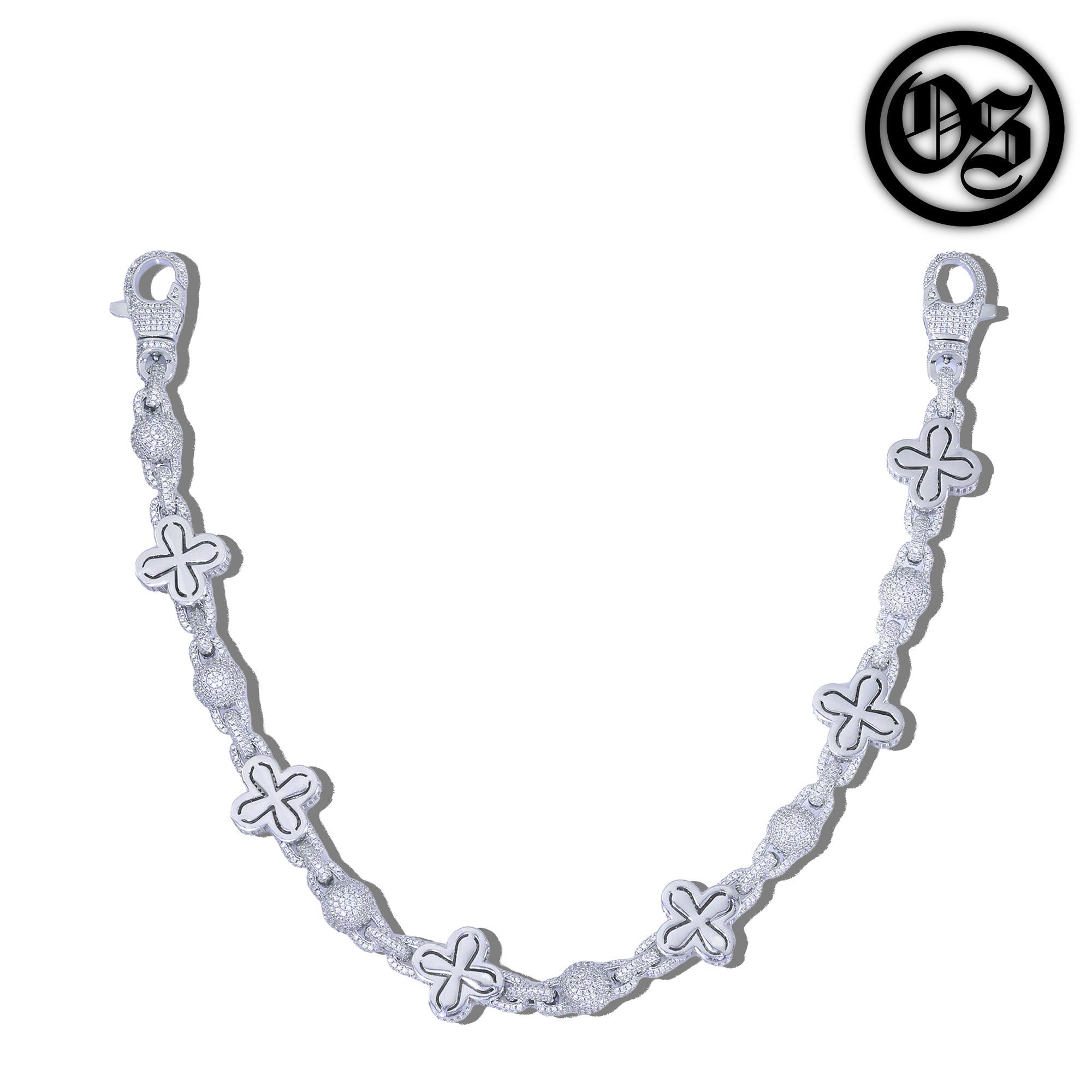 Iced Clover Wallet Chain