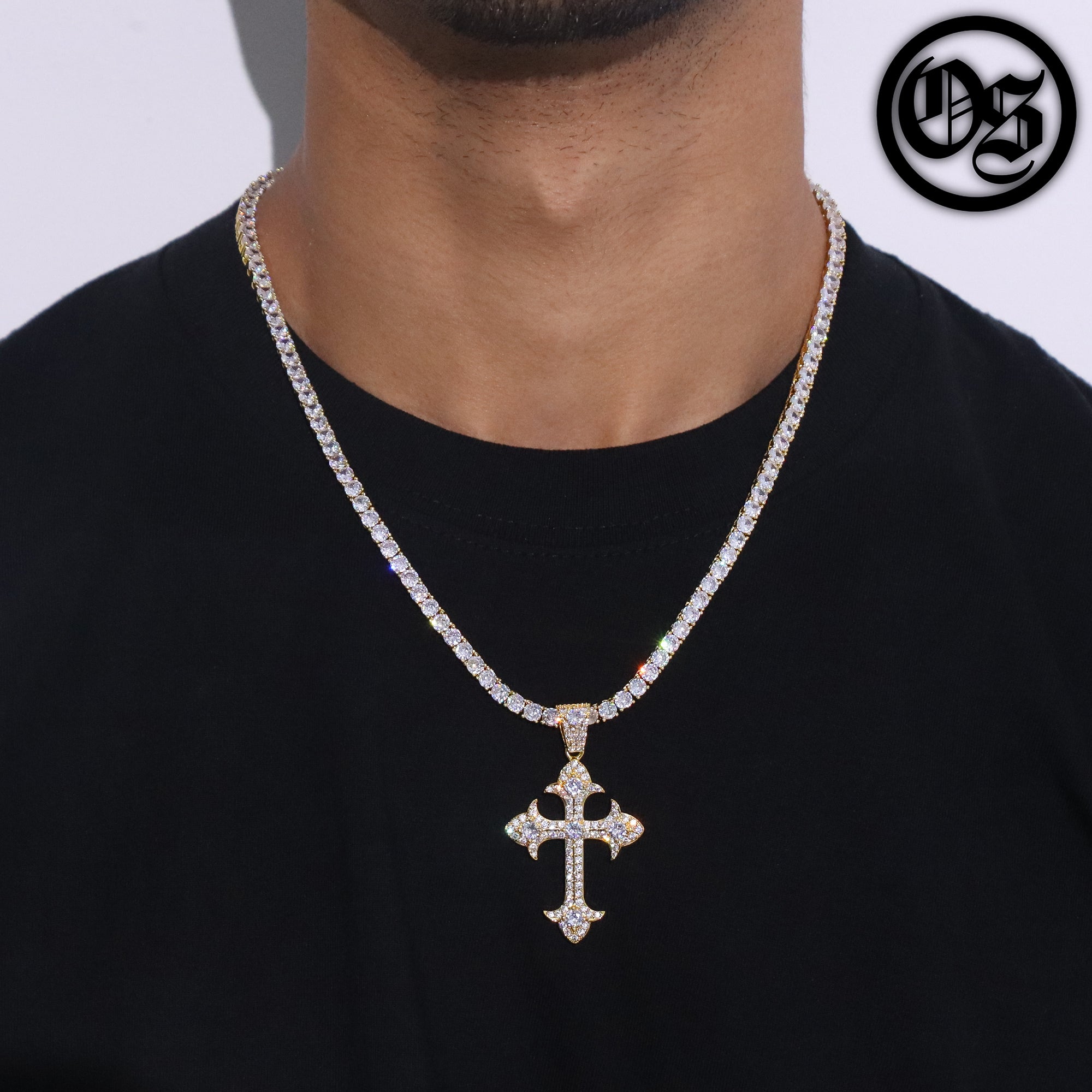 Crystal Cross Pendants