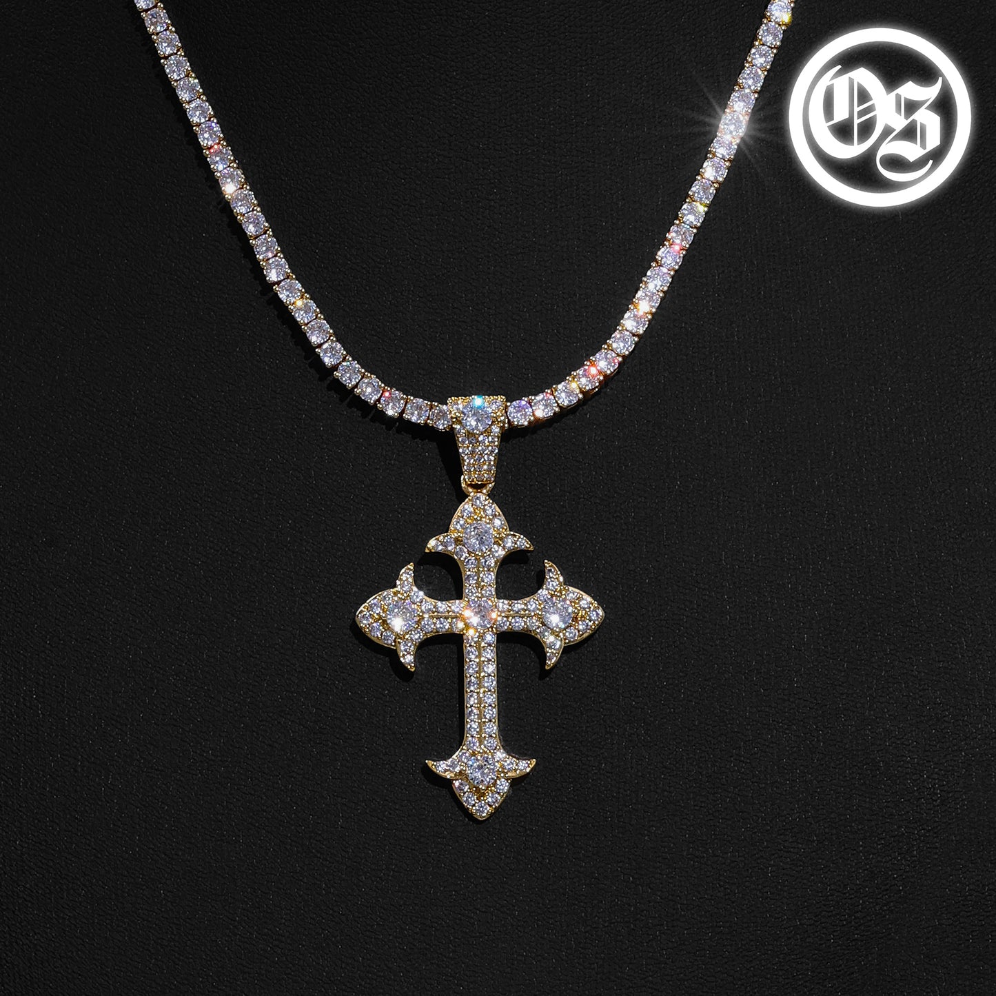 Crystal Cross Pendants