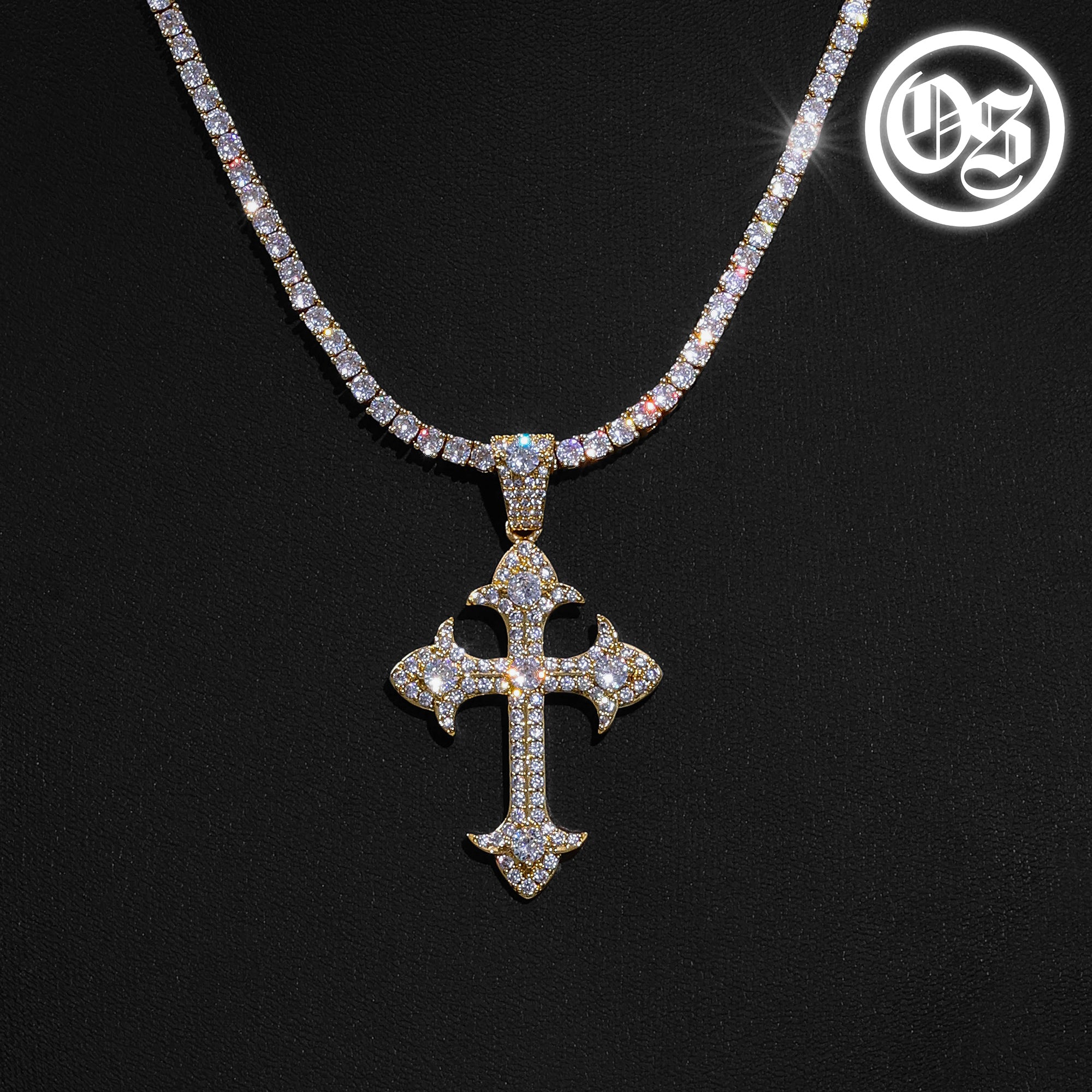 Crystal Cross Pendants