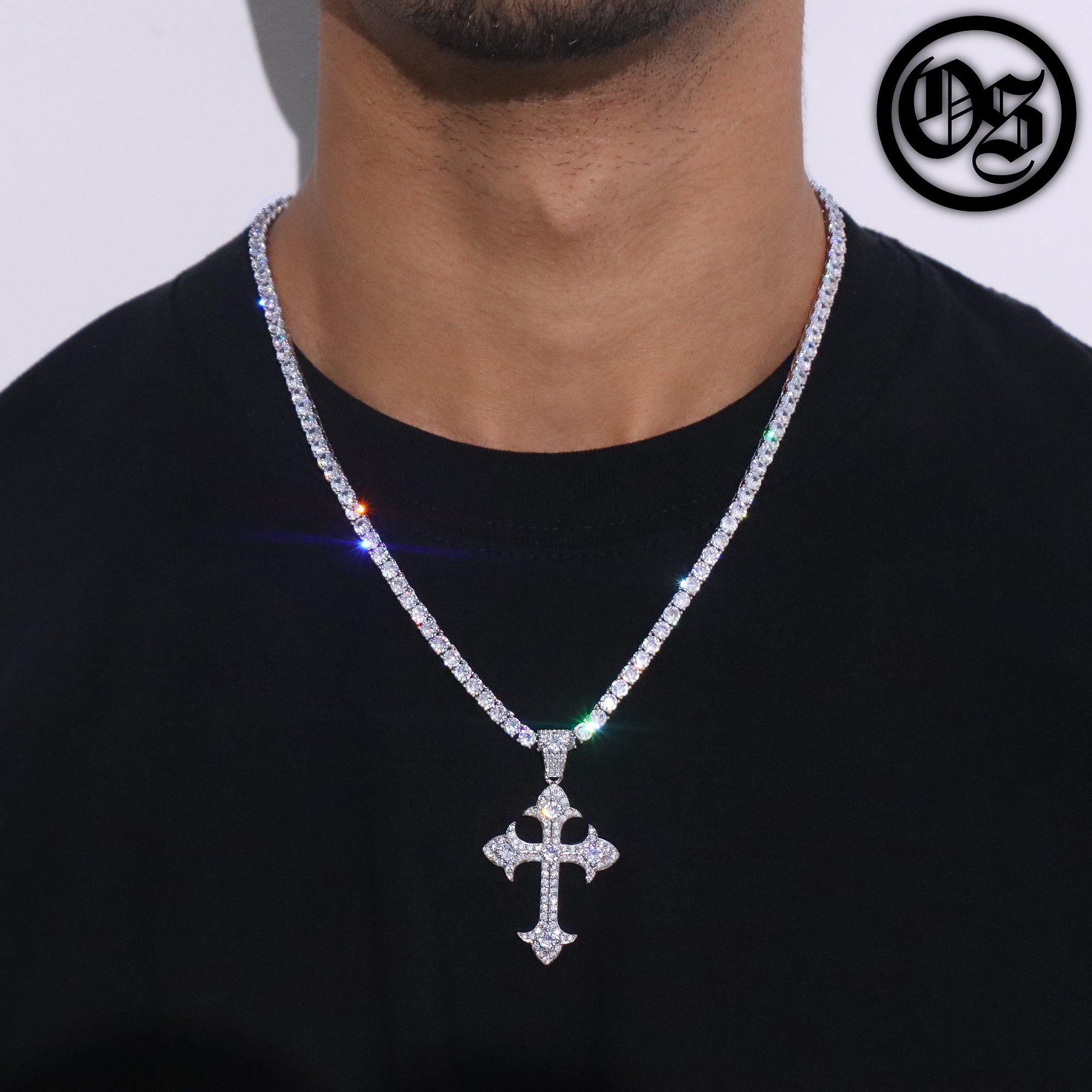 Crystal Cross Pendants