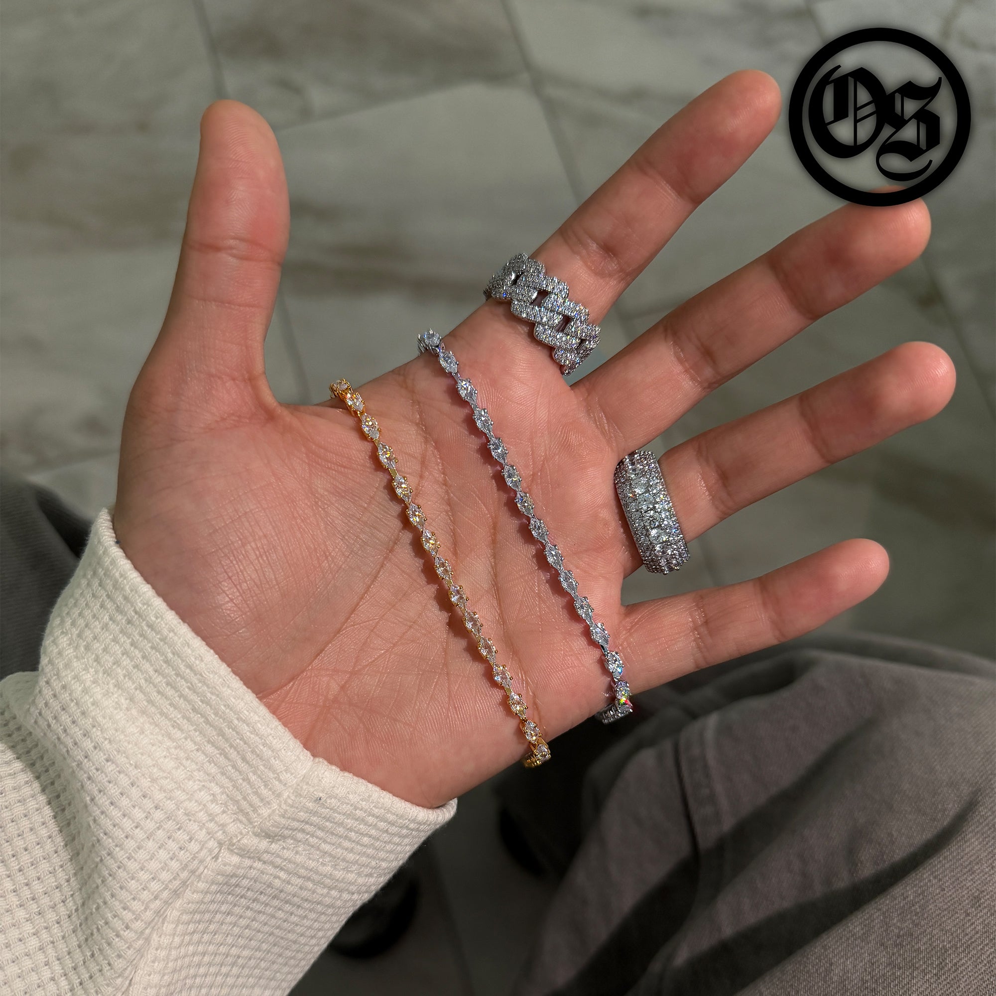 Crystal Shard Bracelets