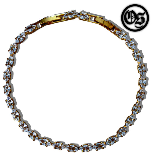 Crystal Shard Bracelets - Gold