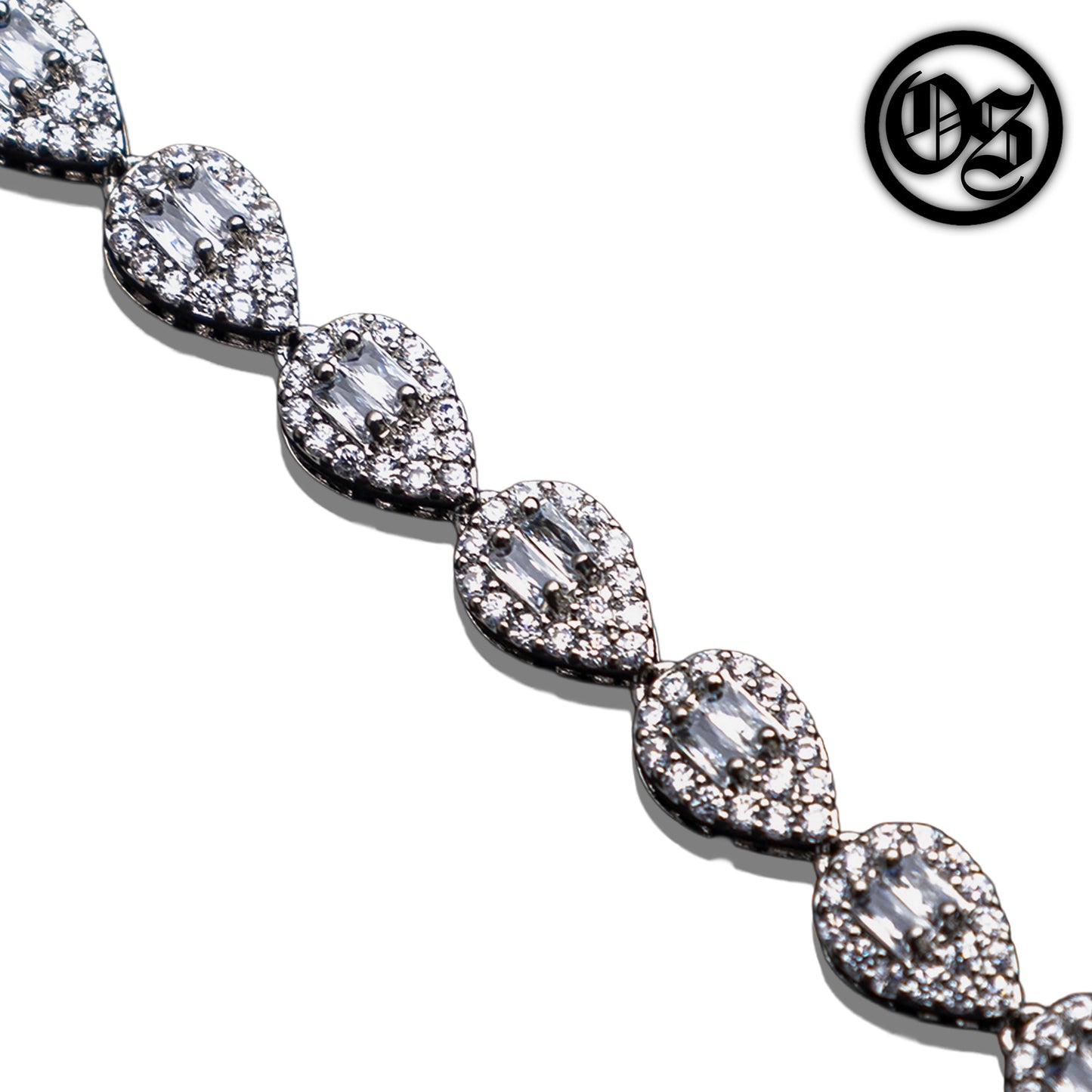 Cubic Teardrop Bracelet