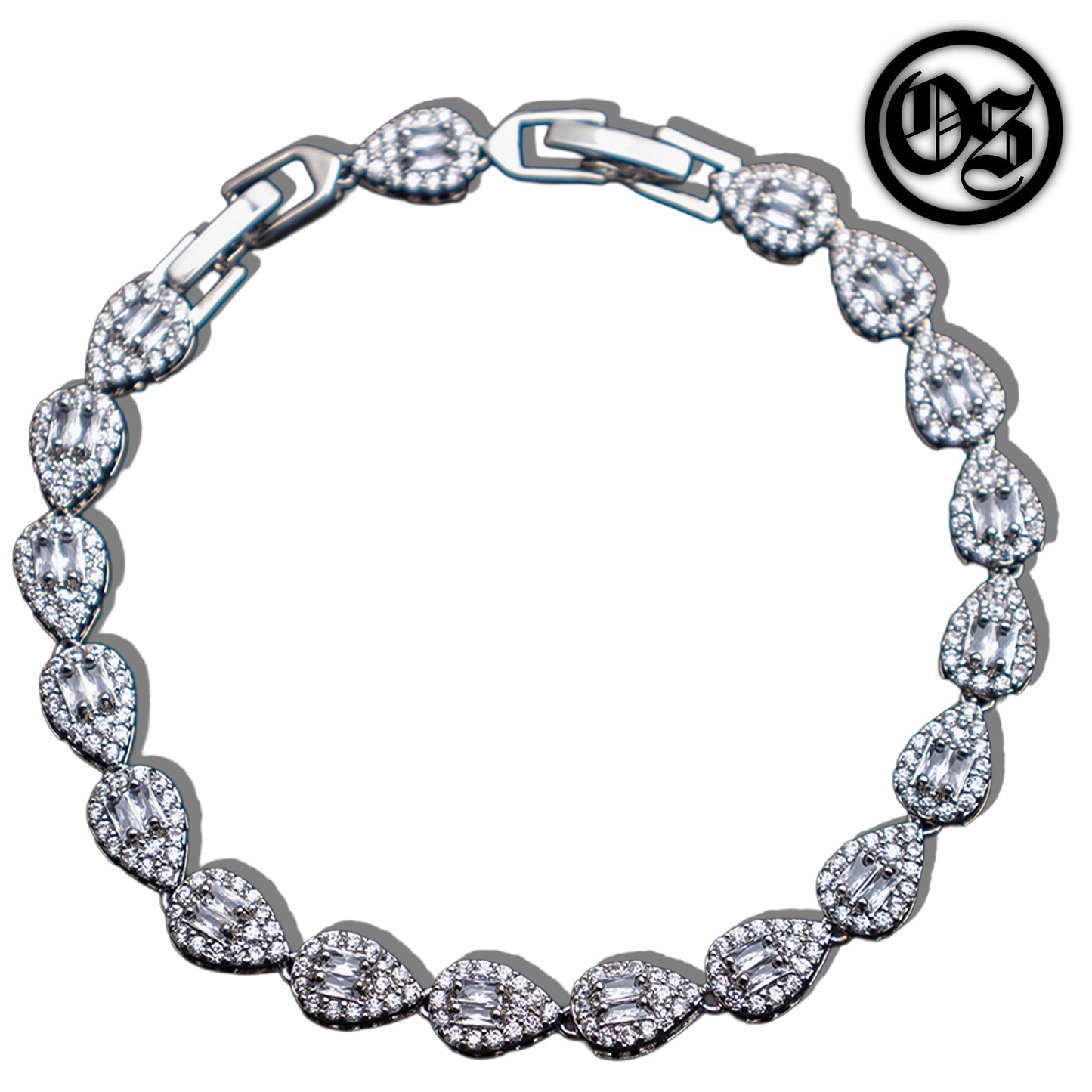 Cubic Teardrop Bracelet