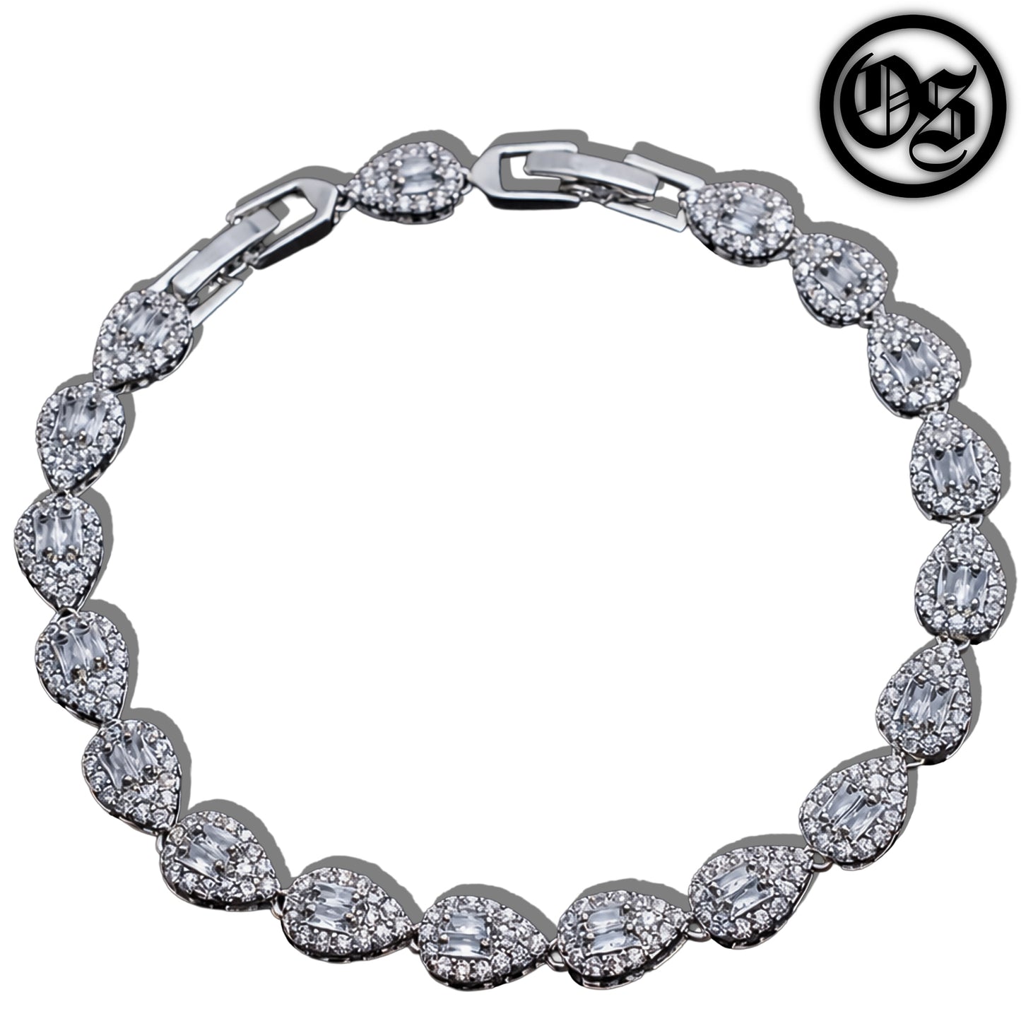 Cubic Teardrop Bracelet