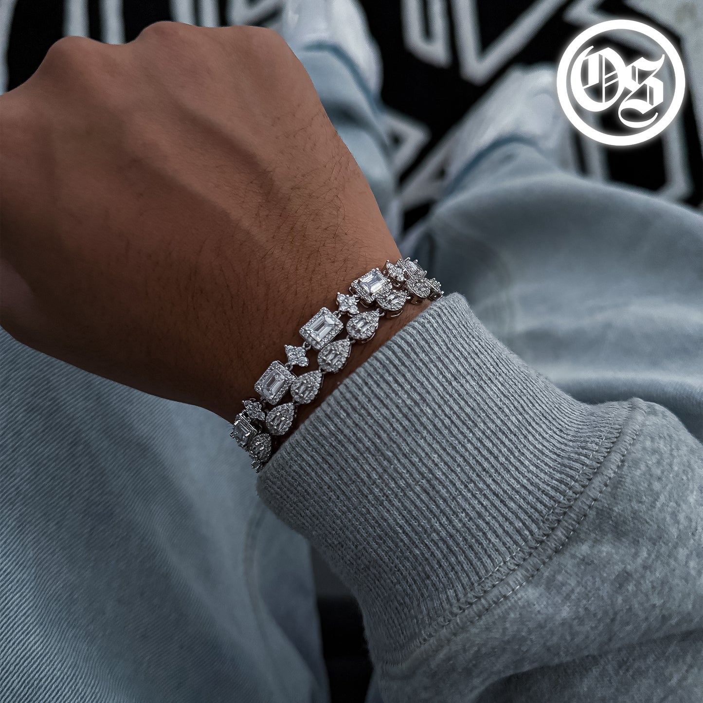 Cubic Teardrop Bracelet