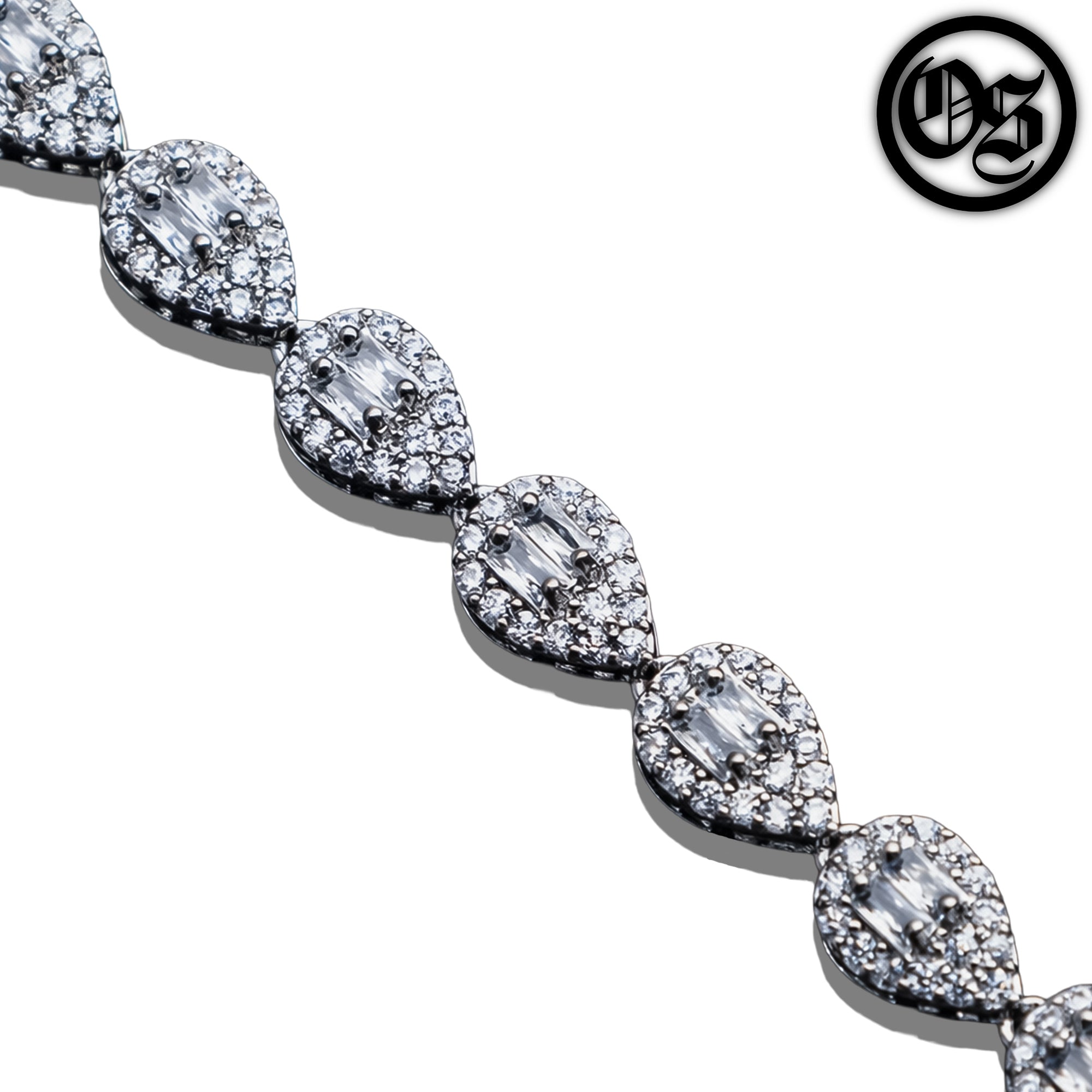 Cubic Teardrop Bracelets