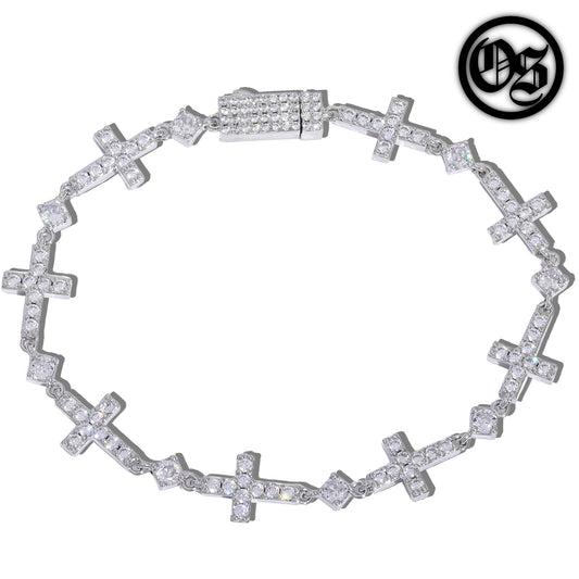 Eternal Cross Bracelets - Silver