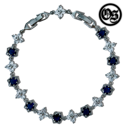Flower Bracelets - Dark Blue