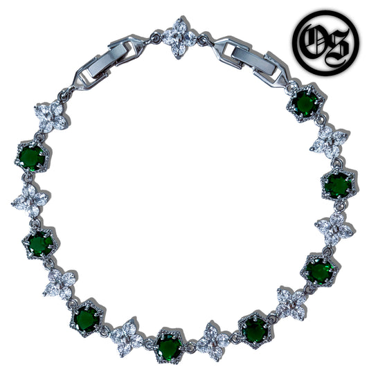 Flower Bracelets - Green