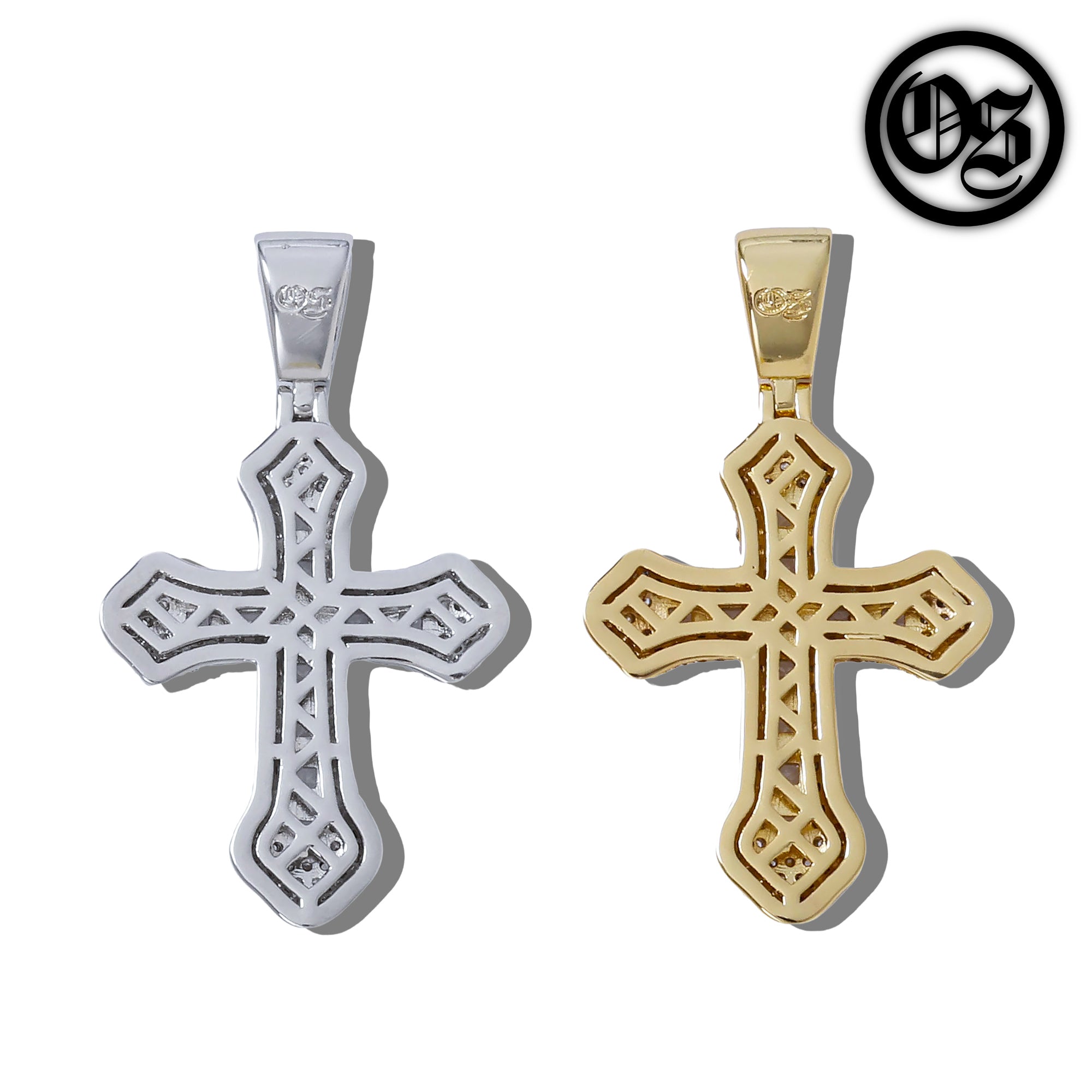 Frosty Cross Pendants