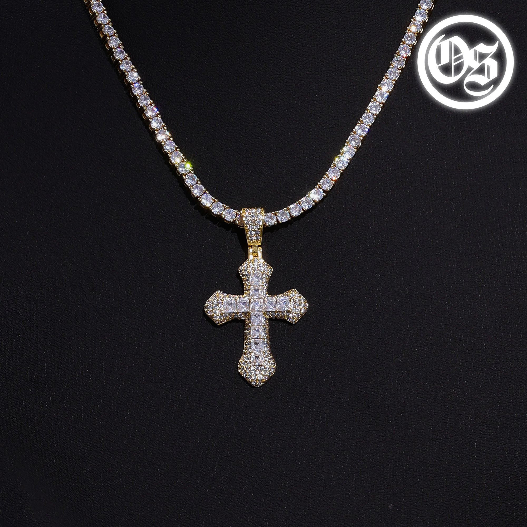 Frosty Cross Pendants