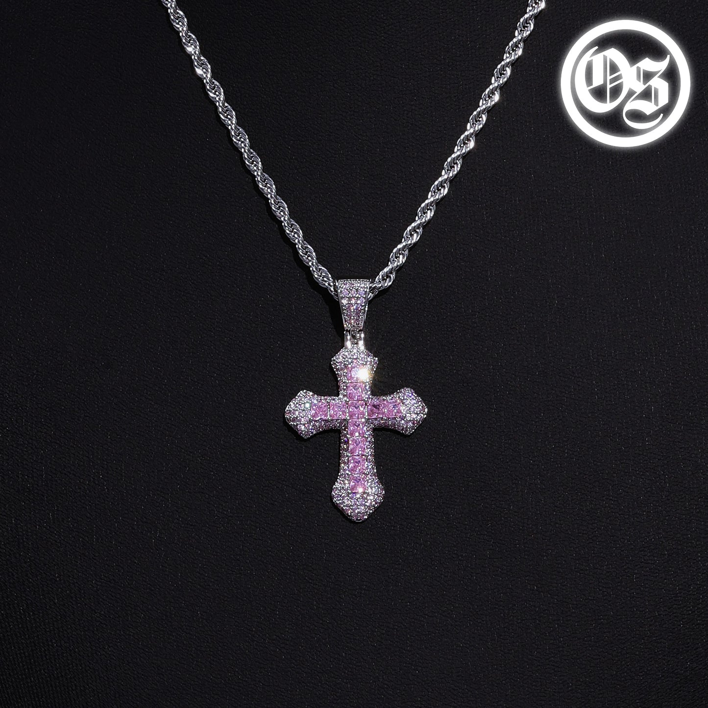Frosty Cross Pendants