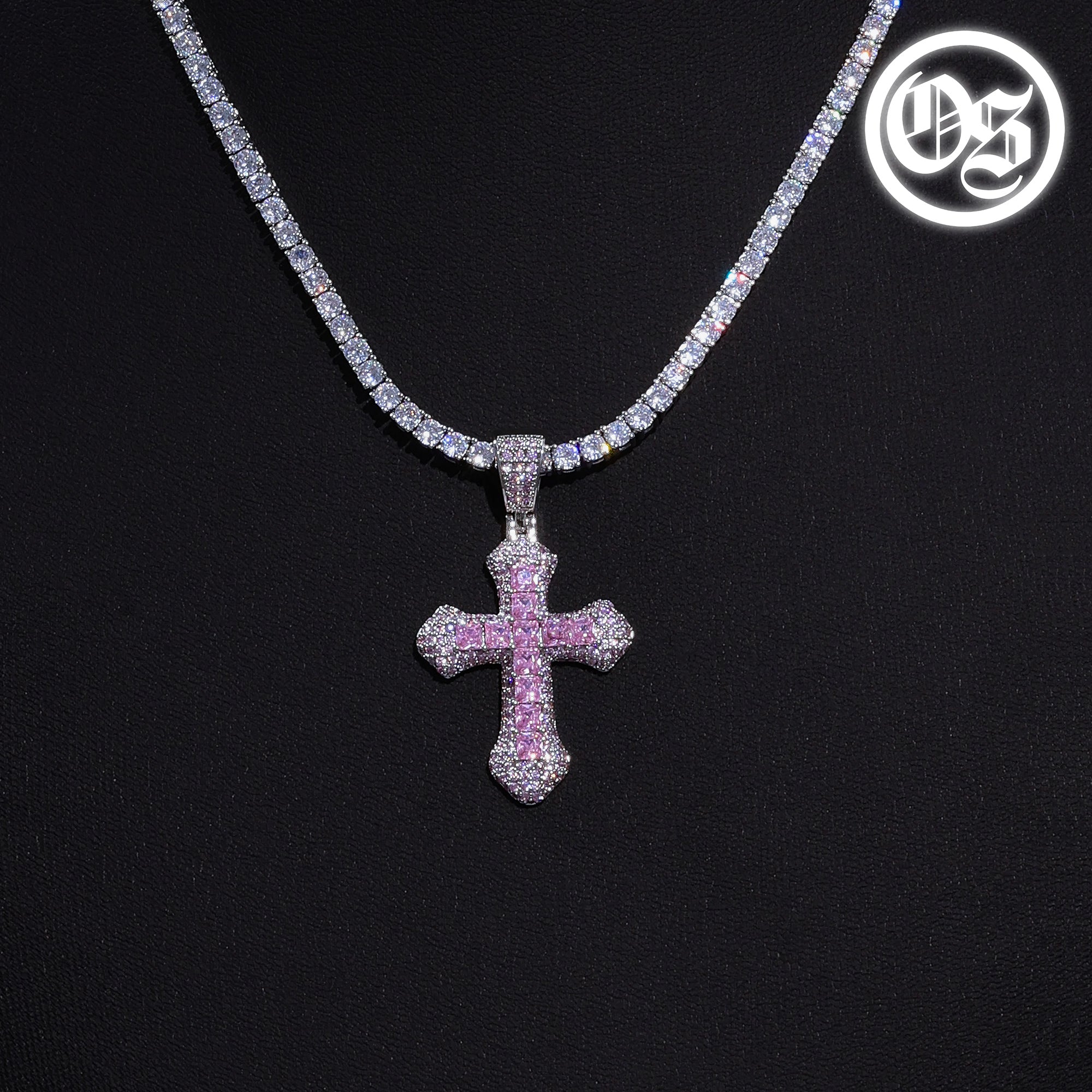Frosty Cross Pendants