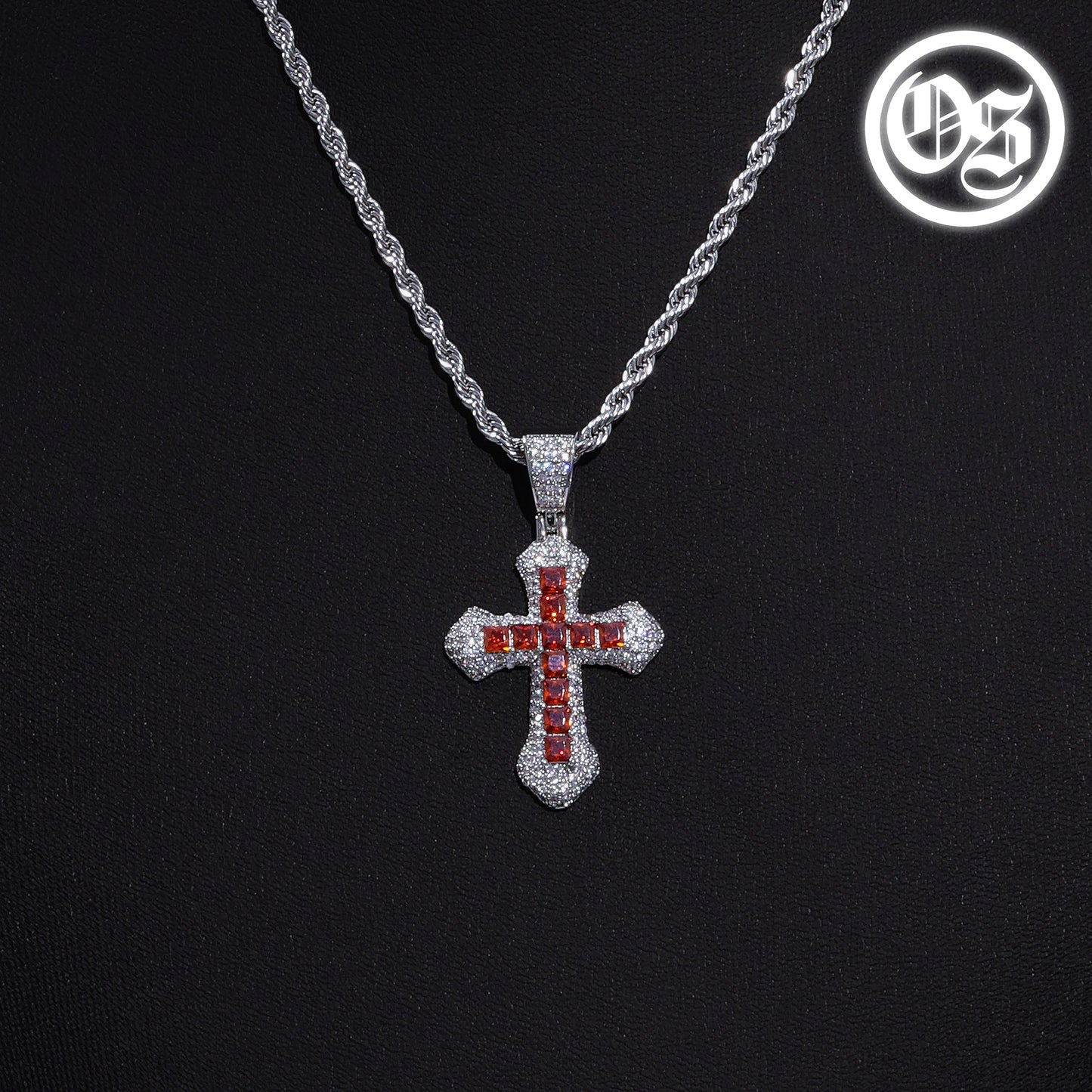 Frosty Cross Pendants