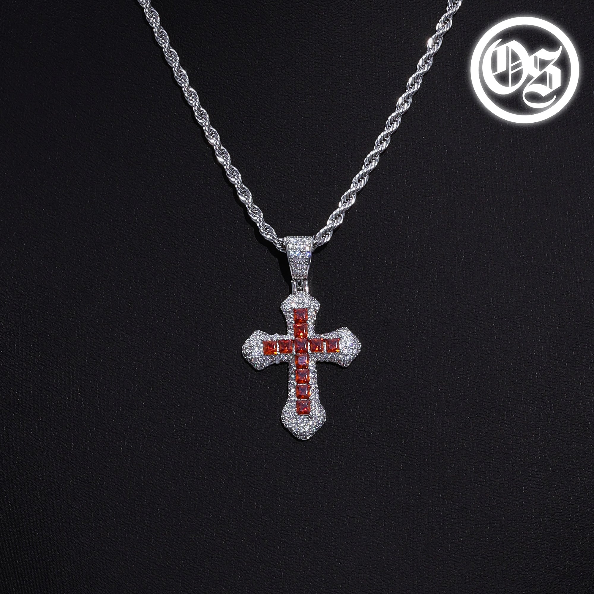 Frosty Cross Pendants