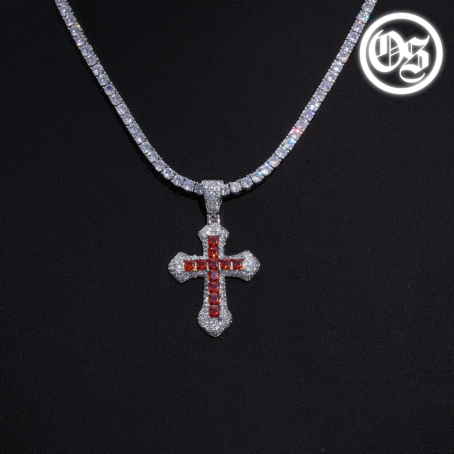 Frosty Cross Pendants