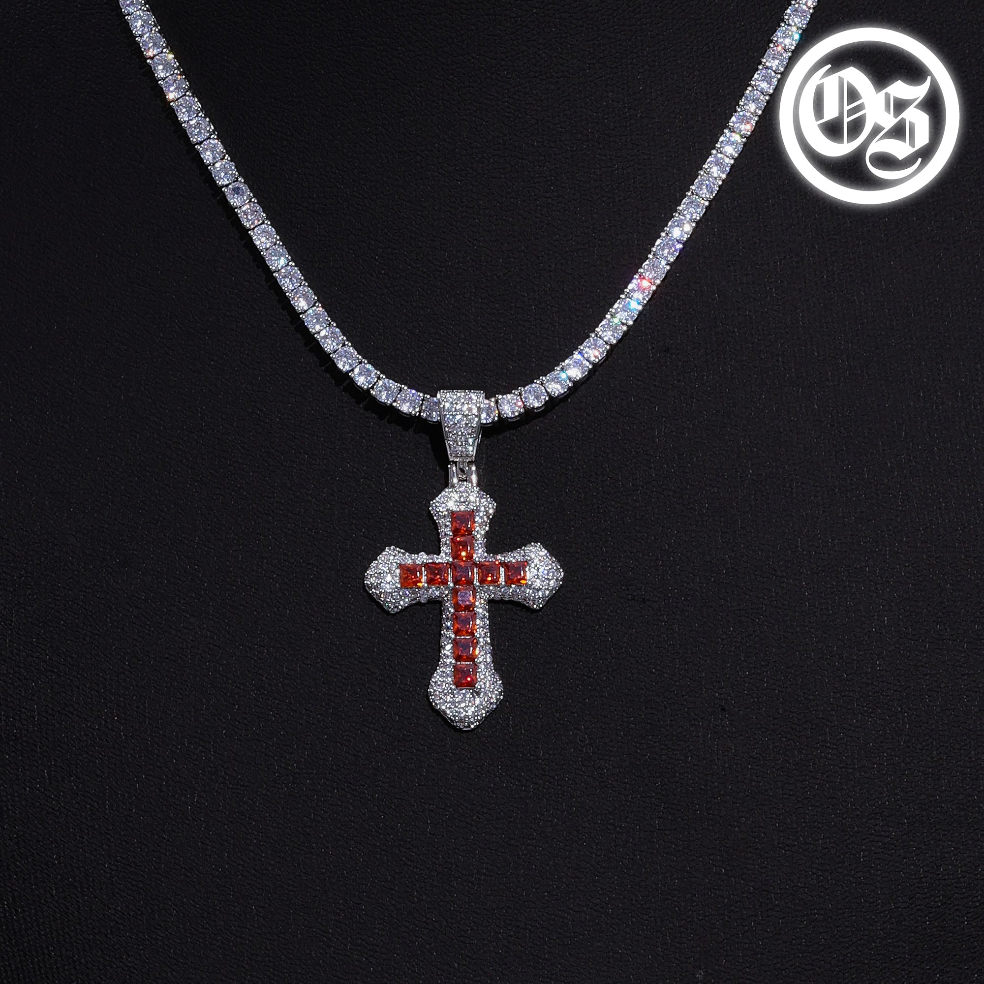 Frosty Cross Pendants