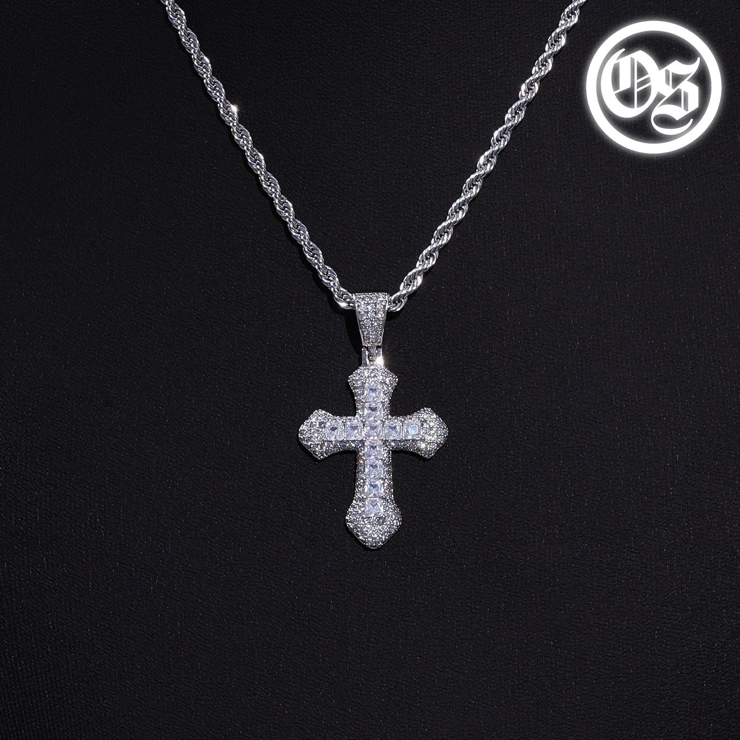 Frosty Cross Pendants