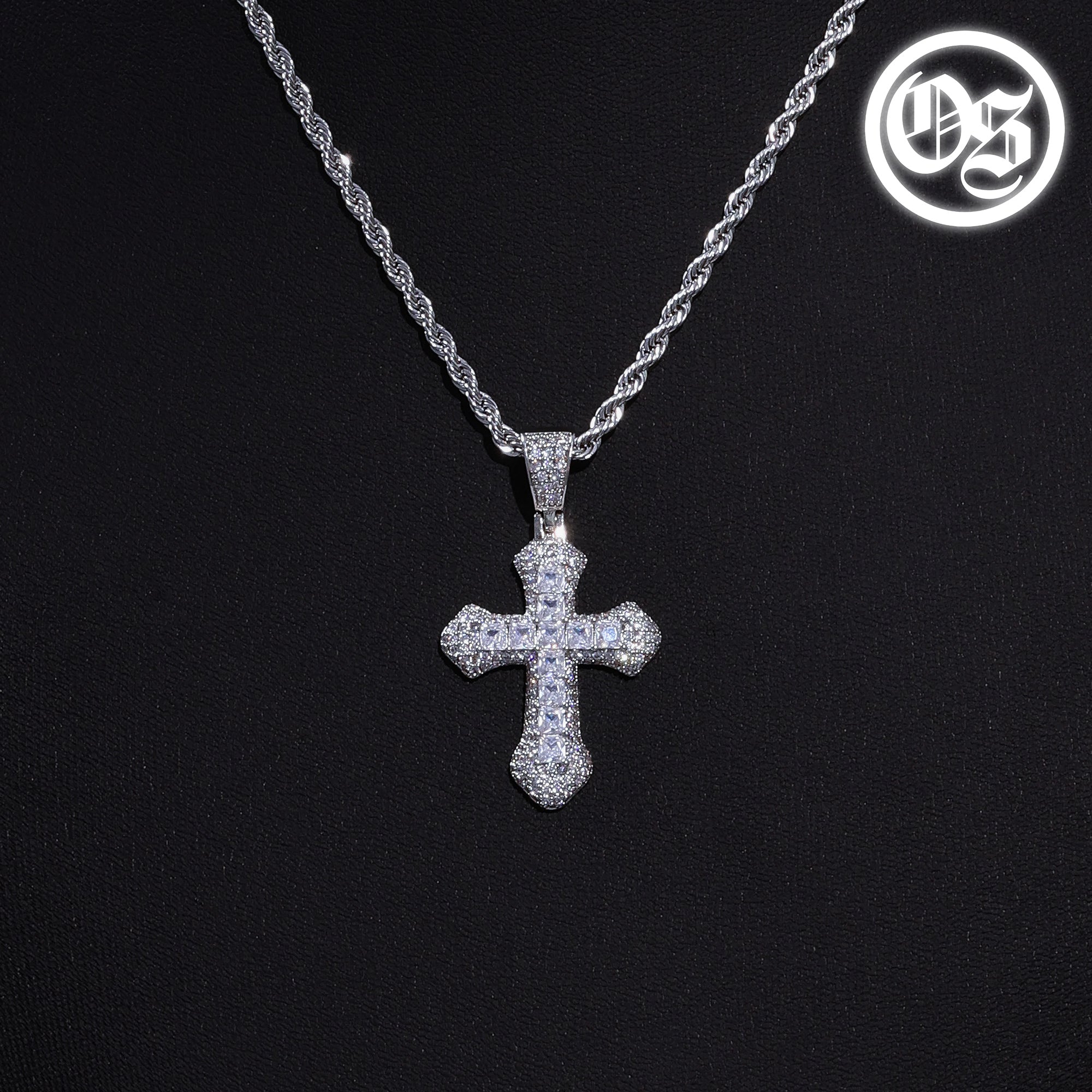 Frosty Cross Pendants
