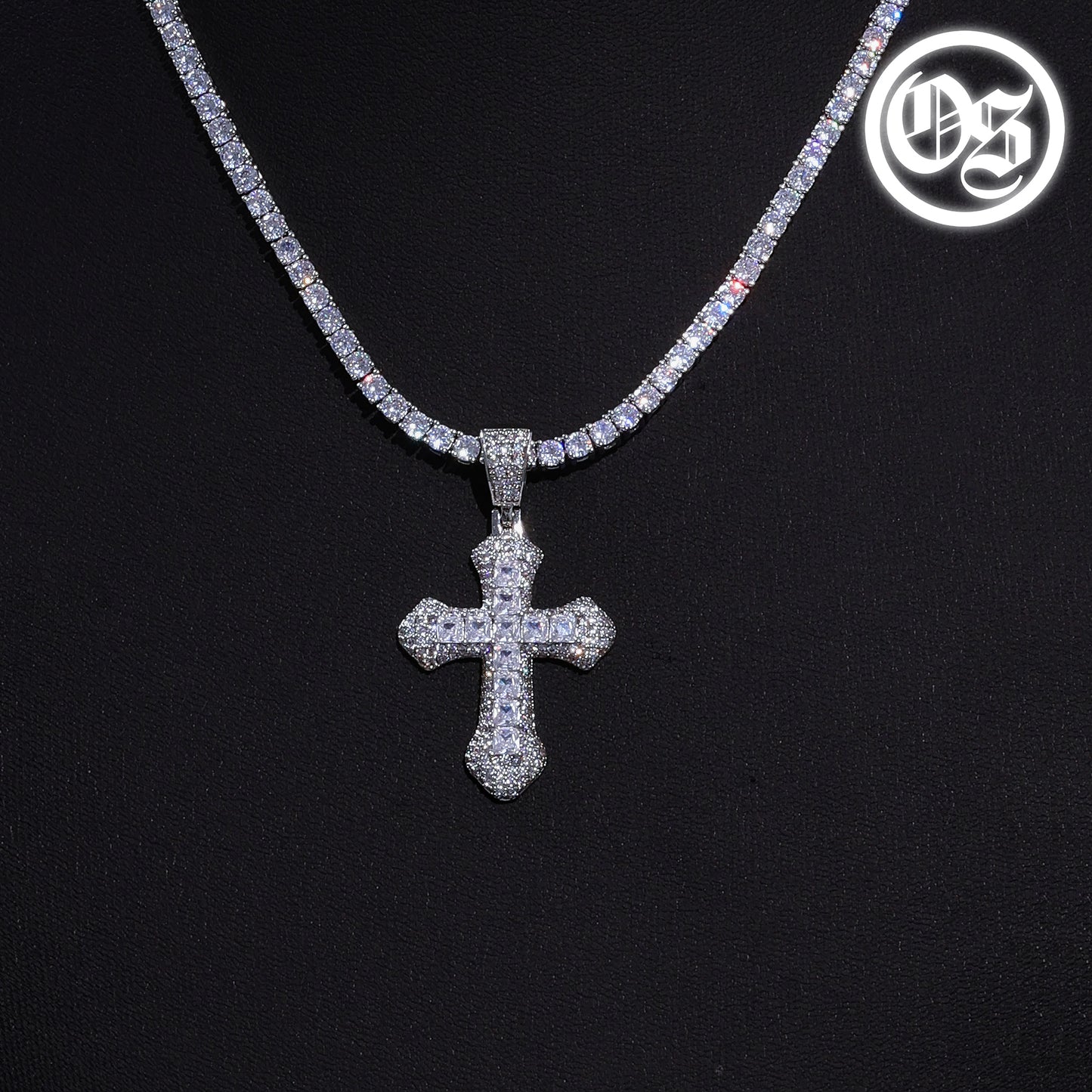 Frosty Cross Pendants