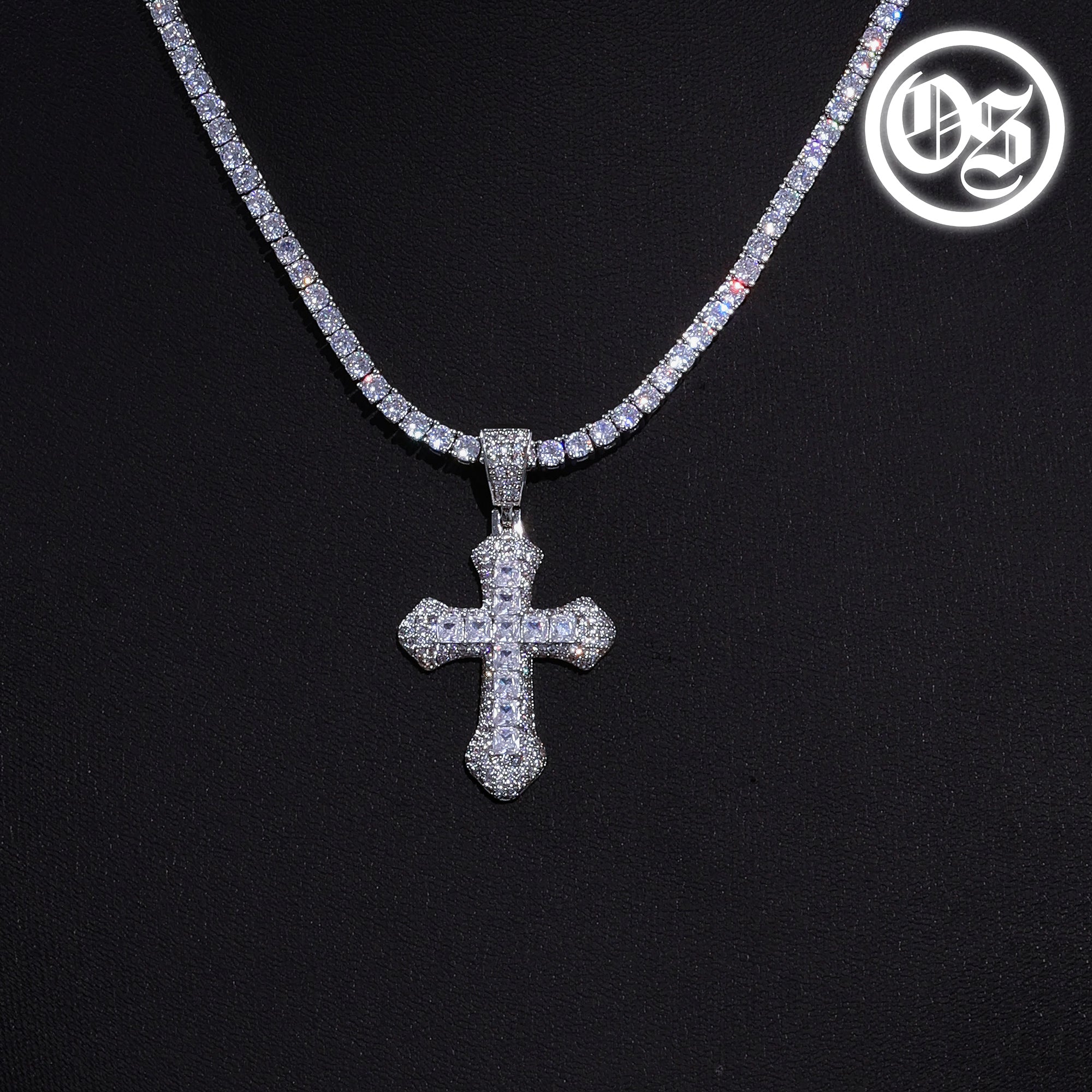 Frosty Cross Pendants