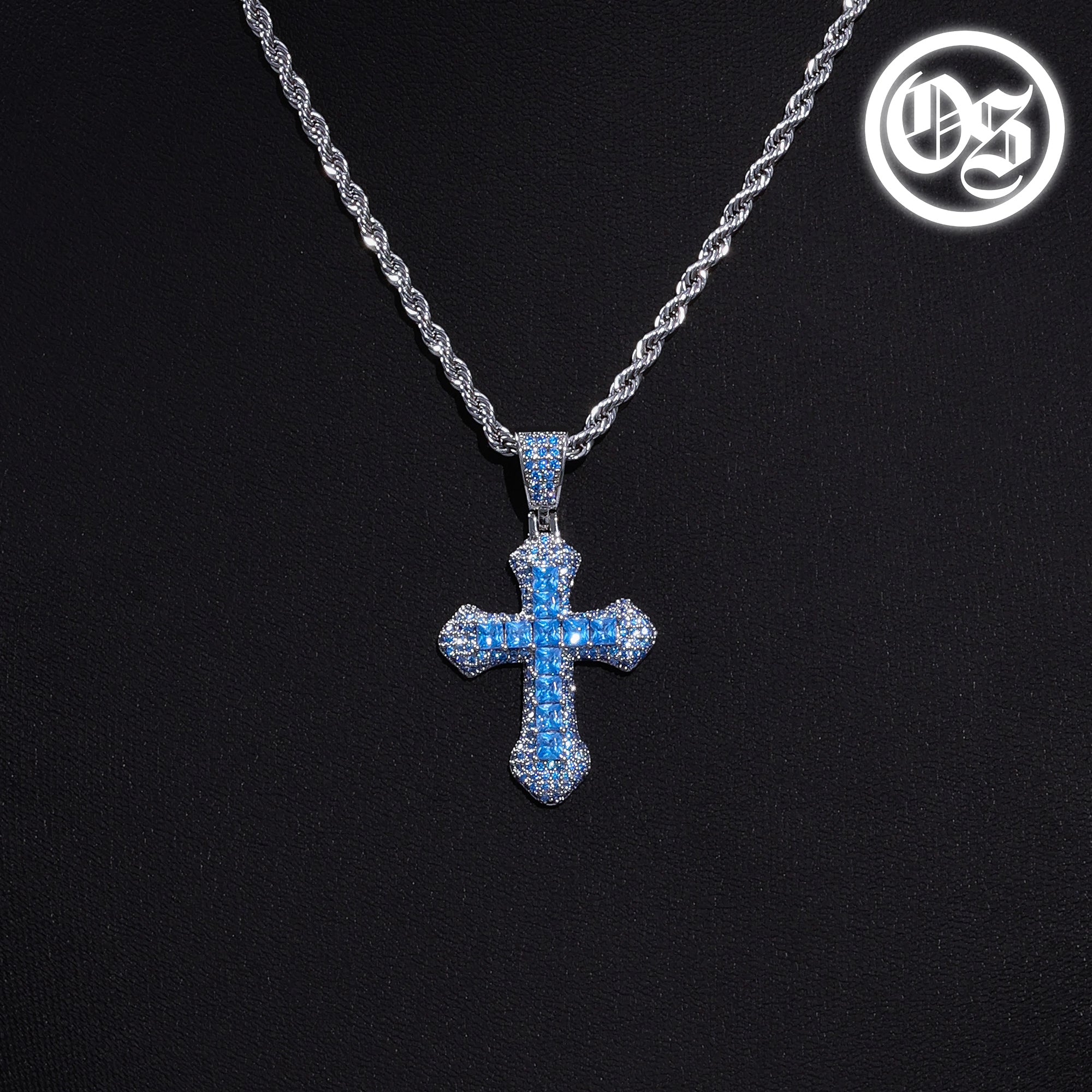 Frosty Cross Pendants