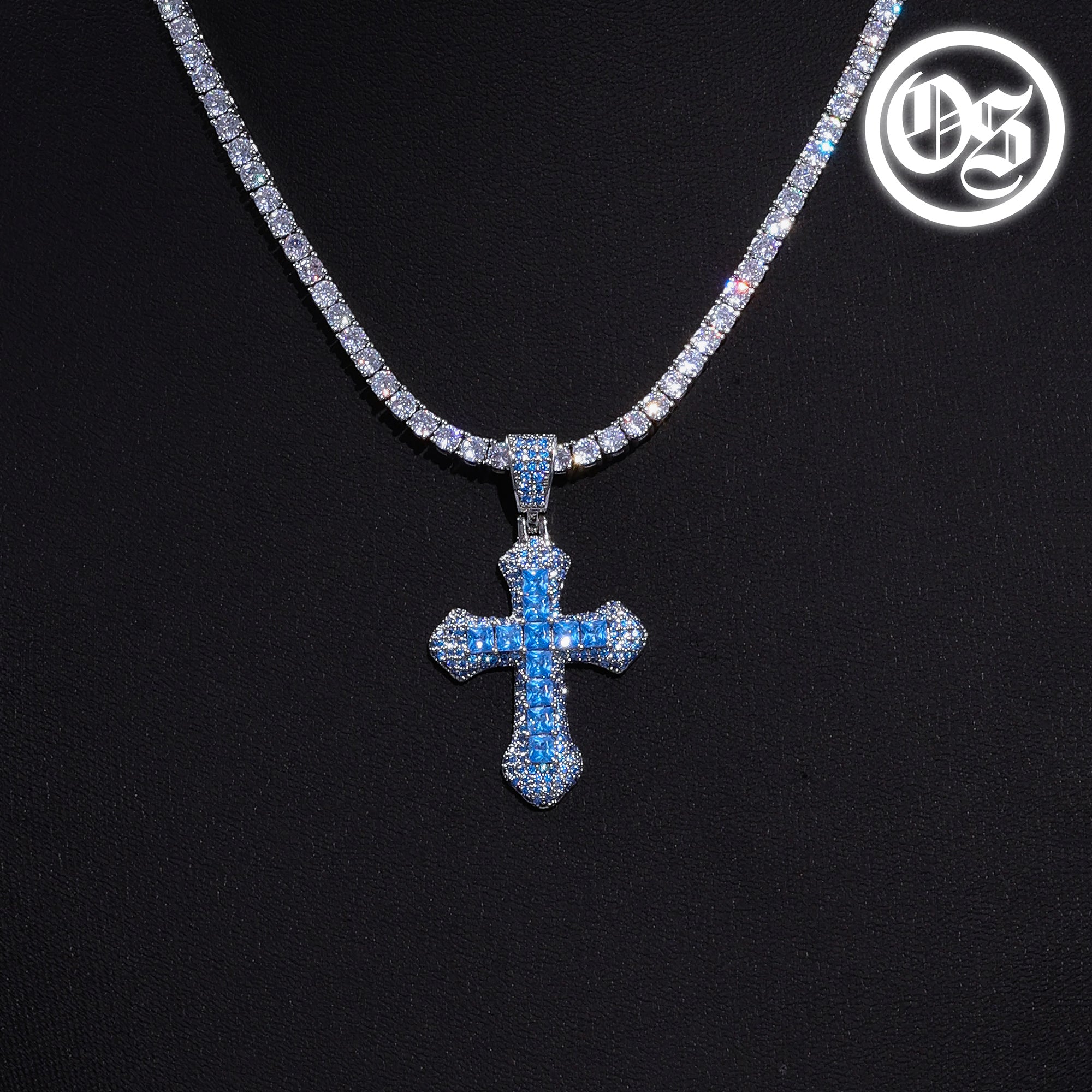 Frosty Cross Pendants