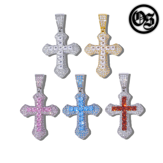 Frosty Cross Pendants