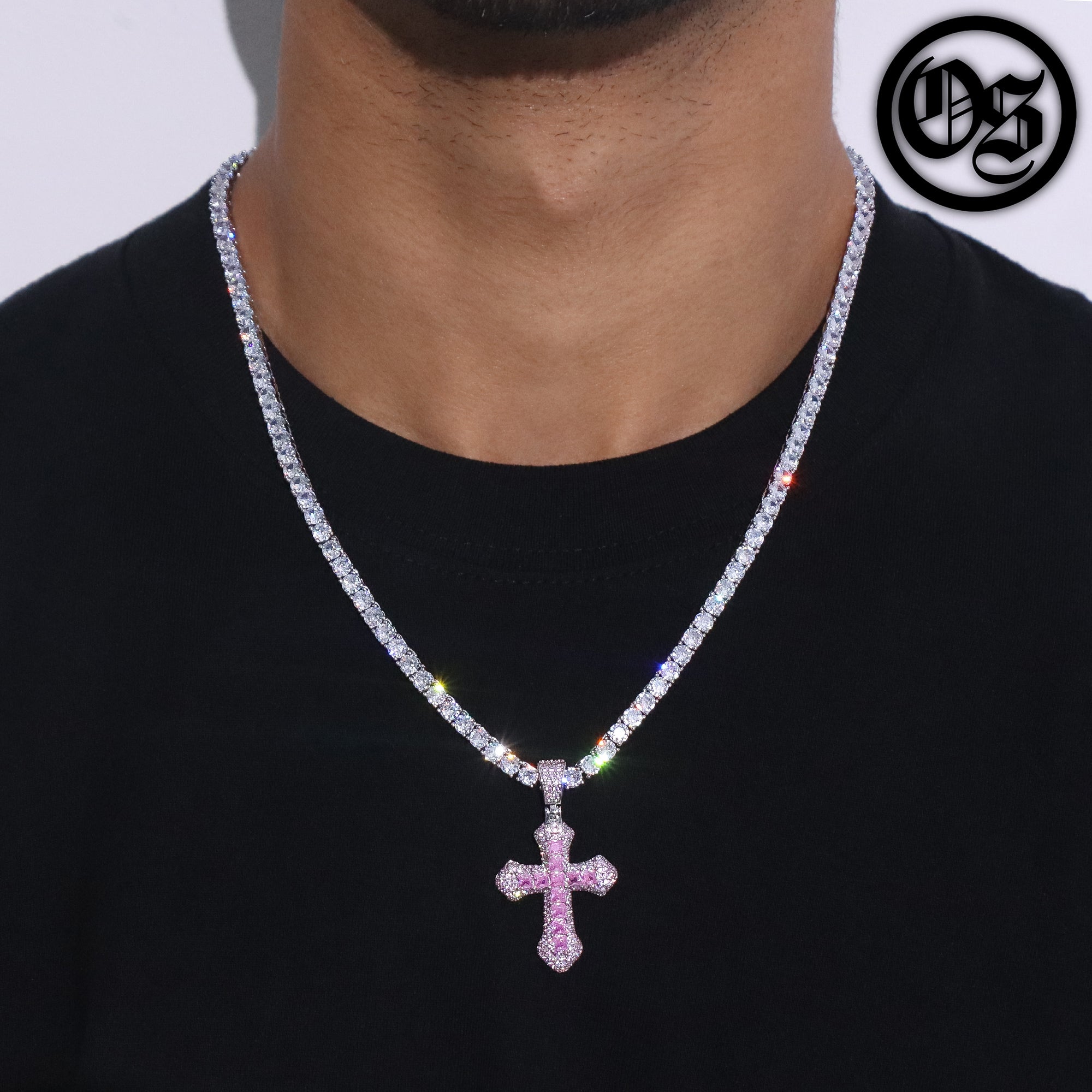 Frosty Cross Pendants