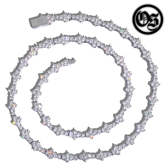 Honeycomb Chains - Silver