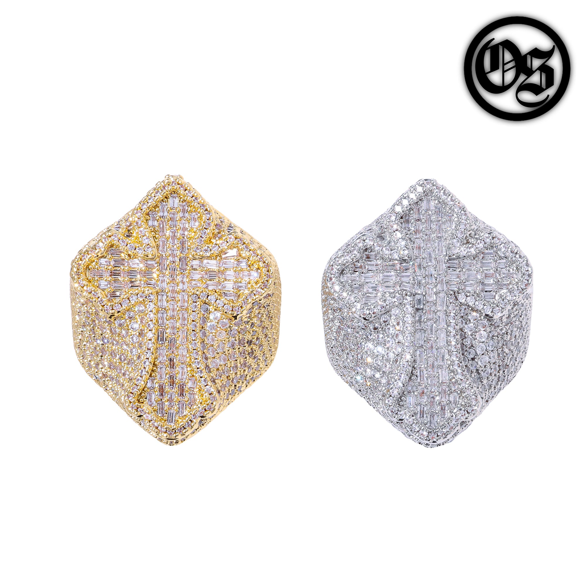 Iced Cross Rings