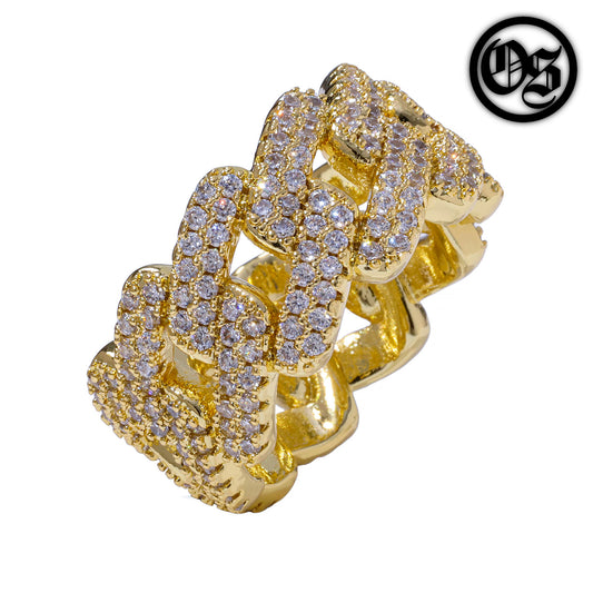Iced Cuban Rings - Gold