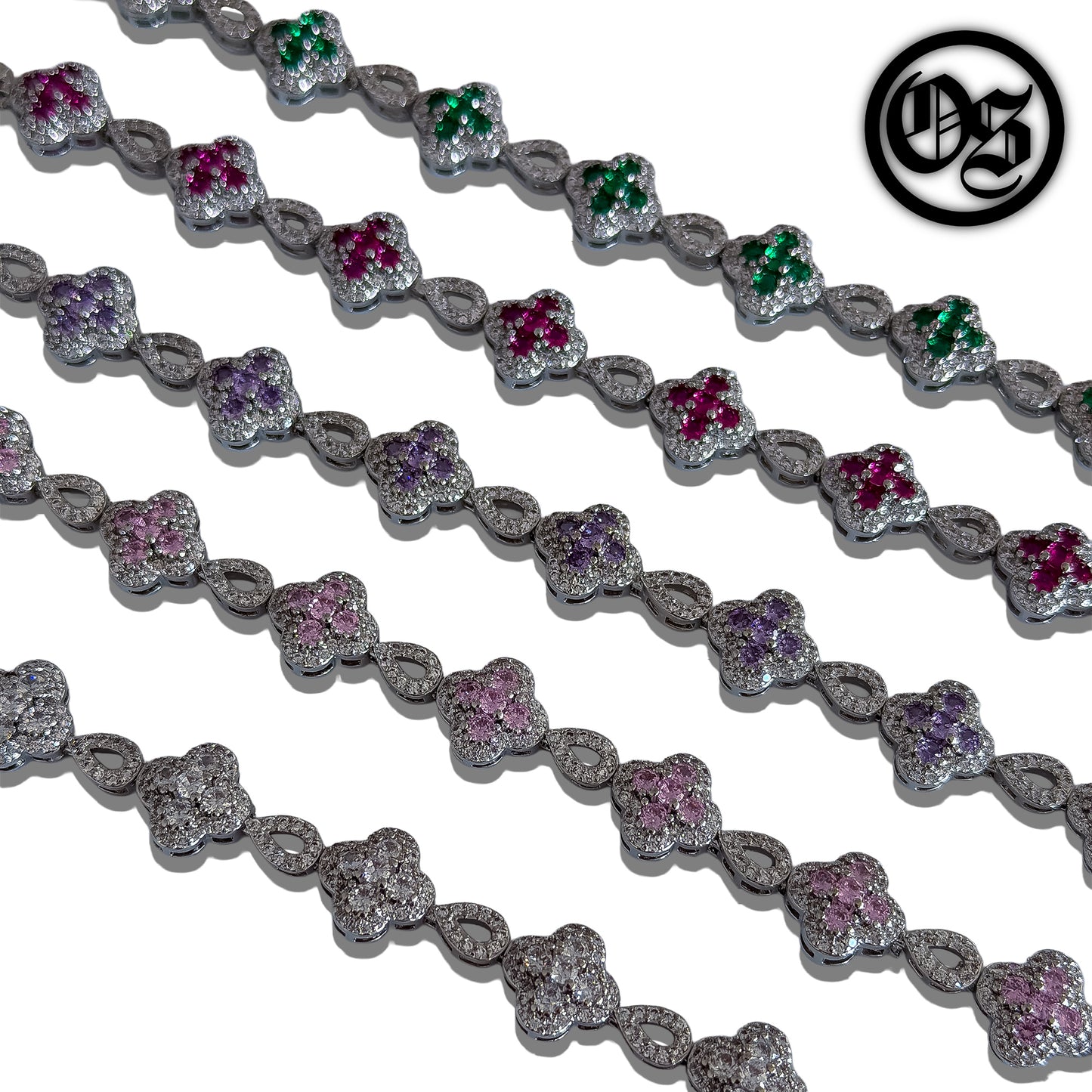 Icy Clover Bracelets
